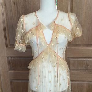 Doen Sheer Daisy Dress